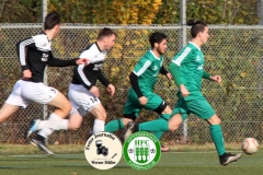 2017-11-04 HFC II in grün - SV Zeißig II in weiß 2:0 Foto: Werner Müller