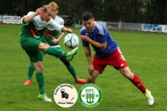 2017-09-24 Kreisoberliga SV 1922 Radibor in blau - Hoyerswerdaer FC in grün 0:0 Foto: Werner Müller