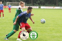 2017-09-24 Kreisoberliga SV 1922 Radibor in blau - Hoyerswerdaer FC in grün 0:0 Foto: Werner Müller