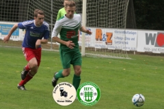 2017-09-24 Kreisoberliga SV 1922 Radibor in blau - Hoyerswerdaer FC in grün 0:0 Foto: Werner Müller