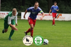 2017-09-24 Kreisoberliga SV 1922 Radibor in blau - Hoyerswerdaer FC in grün 0:0 Foto: Werner Müller