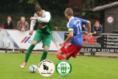 2017-09-24 Kreisoberliga SV 1922 Radibor in blau - Hoyerswerdaer FC in grün 0:0 Foto: Werner Müller