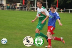 2017-09-24 Kreisoberliga SV 1922 Radibor in blau - Hoyerswerdaer FC in grün 0:0 Foto: Werner Müller