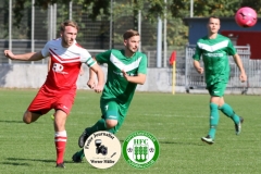 2017-09-30 Hoyerswerdaer FC II in rot - Königswarthaer SV in grün 2:1 (0:1) Foto: Werner Müller