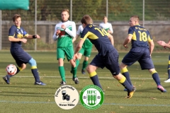 2017-11-04 Hoyerswerdaer FC I in grün - SV Bautzen in blau 4:0 Foto: Werner Müller