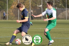 2017-11-04 Hoyerswerdaer FC I in grün - SV Bautzen in blau 4:0 Foto: Werner Müller