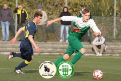 2017-11-04 Hoyerswerdaer FC I in grün - SV Bautzen in blau 4:0 Foto: Werner Müller