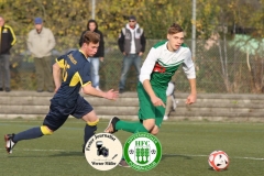 2017-11-04 Hoyerswerdaer FC I in grün - SV Bautzen in blau 4:0 Foto: Werner Müller