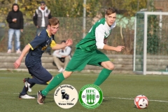 2017-11-04 Hoyerswerdaer FC I in grün - SV Bautzen in blau 4:0 Foto: Werner Müller