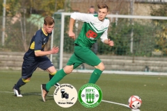 2017-11-04 Hoyerswerdaer FC I in grün - SV Bautzen in blau 4:0 Foto: Werner Müller