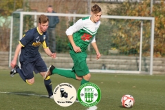 2017-11-04 Hoyerswerdaer FC I in grün - SV Bautzen in blau 4:0 Foto: Werner Müller