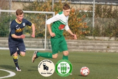 2017-11-04 Hoyerswerdaer FC I in grün - SV Bautzen in blau 4:0 Foto: Werner Müller