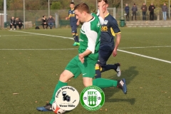 2017-11-04 Hoyerswerdaer FC I in grün - SV Bautzen in blau 4:0 Foto: Werner Müller