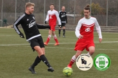 2018-02-10 Hoyerswerdaer FC in rot - SV Grün Weiß Hochkirch 3:0 Foto:Werner Müller