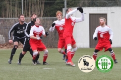 2018-02-10 Hoyerswerdaer FC in rot - SV Grün Weiß Hochkirch 3:0 Foto:Werner Müller