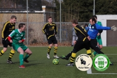 2018-02-24
Kreisoberliga 
Hoyerswerdaer FC II  in grün
-
SV Laubusch in schwarz gelb
2:2 (1:1)
Foto: Werner Müller