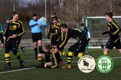 2018-02-24
Kreisoberliga 
Hoyerswerdaer FC II  in grün
-
SV Laubusch in schwarz gelb
2:2 (1:1)
Foto: Werner Müller