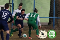 2018-03-10 
Kreisoberliga 
DJK Blau Weiß Wittichenau in blau 
-
 Hoyerswerdaer FC in grün 
0:1 (0:0)
Foto: Werner Müller