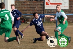 2018-03-10 
Kreisoberliga 
DJK Blau Weiß Wittichenau in blau 
-
 Hoyerswerdaer FC in grün 
0:1 (0:0)
Foto: Werner Müller