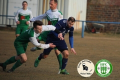 2018-03-10 
Kreisoberliga 
DJK Blau Weiß Wittichenau in blau 
-
 Hoyerswerdaer FC in grün 
0:1 (0:0)
Foto: Werner Müller