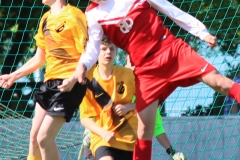 2018-04-28
 B- Junioren 
Hoyerswerdaer FC in rot 
 -
TSV  Pulsnitz 1920 in gelb
3:5 (1:4)
Foto: Werner Müller