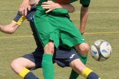 2018-05-12 
Fußball Kreisoberliga 
SV Bautzen in dunkelblau 
-
Hoyerswedawer FC in grün 

Foto: Werner Müller