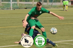 2018-05-12 
Fußball Kreisoberliga 
SV Bautzen in dunkelblau 
-
Hoyerswedawer FC in grün 

Foto: Werner Müller