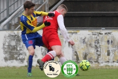 2019-05-04 
Hoyerswerdaer FC I in rot 
- 
SV Burkau in blau -gelb 
2:1 
Foto: Werner Müller