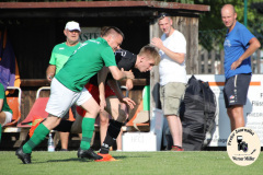 2023-08-19 
SV 1896 Großdubrau in grün 
-
Hoyerswerdaer FC 2  in schwarz
7:1 (4:0) 
Foto: Werner Müller